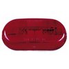 Peterson Manufacturing OVAL CLR MKR LIT 2 BULB RED V135R